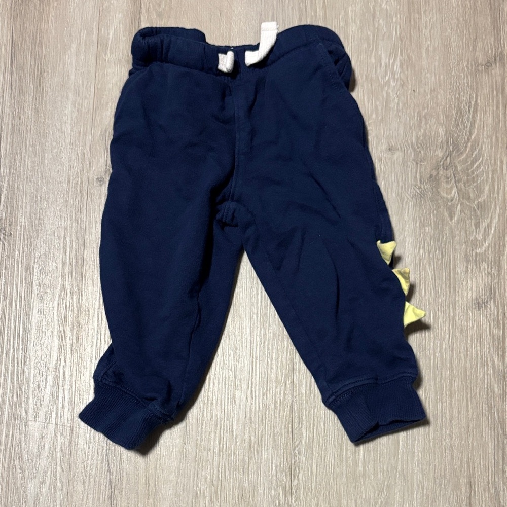 Navy Blue Kids Bottoms‎ with Yellow Accents